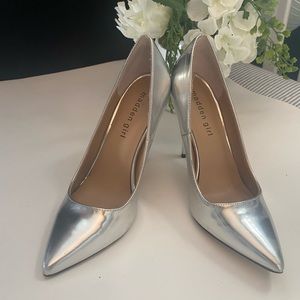 Madden Girl Silver Heels